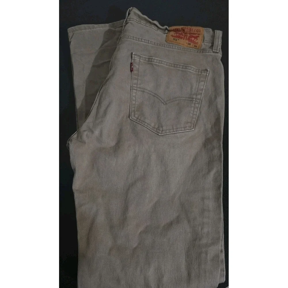 Levi's 511 Mens Size 36X34 Tan Khaki‎ Jeans Slim Fit Pants EUC